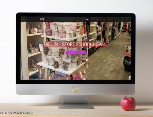 Webdesign voor All in One Store Schoonhoven