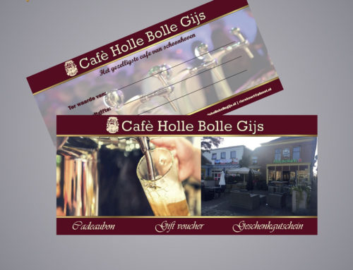 CADEAUBONNEN VOOR CAFE HOLLE BOLLE GIJS