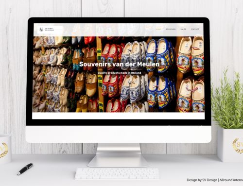 Webdesign voor Souvenirs van der Meulen VOF